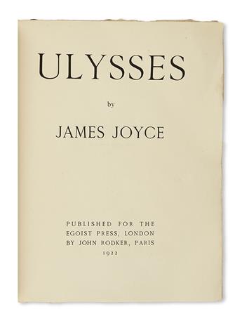 JOYCE, JAMES. Ulysses.